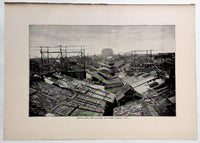 1901 Rooftops Pagoda On Wall Native City China Photogravure Photograph