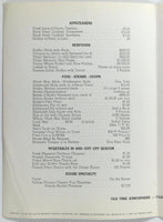 1954 Vintage Schlitz COMEDY Menu EITEL'S OLD HEIDELBERG Restaurant Chicago IL