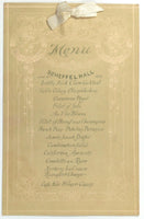 1912 Original Vintage Menu SCHEFFEL HALL Restaurant Manhattan New York City