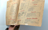 1960's Vintage Dinner Menu DENVER COFFEE SHOP Restaurant Redondo Beach CA