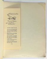 1963 Original Vintage Menu SKY TERRACE Casper Wyoming Airport Restaurant