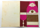 1967 Vintage WINE LIST Menu ARCHIE'S STEAK HOUSE So. Soo City Sioux City Iowa