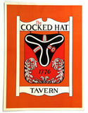 1960's Vintage Menu COCKED HAT TAVERN 1776 Fife & Drum South Sioux City Nebraska