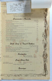 1979 Large Vintage Mystery Menu FISH HOUSE  ? Clearwater ? Florida