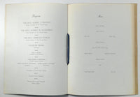 1965 Menu & Program HARRY TRUMAN AWARD DINNER For Hubert Humphrey ISRAEL BONDS