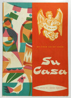 1970's Vintage LUNCH Menu Mi Casa Es SU CASA Mexican Restaurant Chicago Illinois