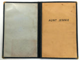 1940's Original Vintage Mystery Menu AUNT JENNIE Restaurant ? New York ?