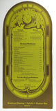 1970 Vintage Dinner Menu FISH TALE Seafood Restaurant Long Beach California