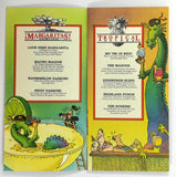 Vintage Mystery Location Menu MCBRIDE'S Libations Loch Ness Monster Favorites