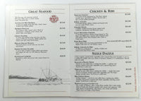 Original Vintage Laminated Menu THE KEG Steak & Seafood House Canada & USA