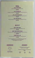 1991 Vintage Menu BPOE ELKS SAN PEDRO LODGE NO. 966 Restaurant California