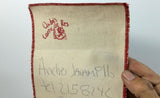 Vintage ANDRES CARNE DE RES Napkin Signed by Chef Andres Jaramillo Chia Colombia