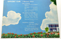 1950's GENERAL VON STEUBEN Officers Club Restaurant Menu Weisbaden Germany