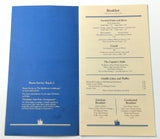 1980 Original ROOM SERVICE Menu THE MAYFLOWER HOTEL Washington DC