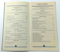 1980 Original ROOM SERVICE Menu THE MAYFLOWER HOTEL Washington DC