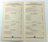 1980 Original ROOM SERVICE Menu THE MAYFLOWER HOTEL Washington DC