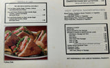 1960's Original LARGE Menu BEIER'S RESTAURANT Merrick Road Freeport New York