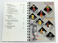 1992 Bay Street Restaurant Chain Wine Cocktails Beer List Original Vintage Menu