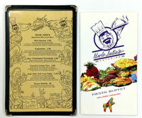 Vintage Uncle Julio's Texas Catering Original Children's Menu & Party Brochure