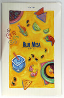 2000 Blue Mesa Grill Restaurant Huge Laminated Menu & Wine List Dallas Texas