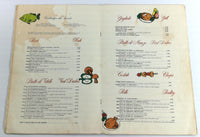 Large Original Vintage Menu SORRENTO Italian Restaurant