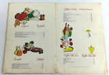 Large Original Vintage Menu SORRENTO Italian Restaurant