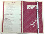 1980's MAGNOLIA'S Restaurant Original Vintage Menu