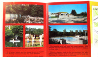Vintage BOWERS OLD MILL INN Brochure Photographs Map Reading Pennsylvania Rt 61
