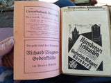 1931 BAYREUTH Germany Illustrated Guide Book & Map Photographs German Language