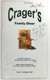 2004 Menu CRAGER'S Family Diner Restaurant Sarasota Florida