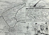 1960s ARIZONA Indians St. Johns Mission Carefree Cave Creek Navajo Pima Ford Map