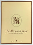 1985 Original Menu ALVESTON MANOR Stratford Upon Avon United Kingdom