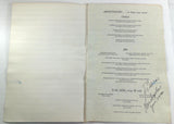 1980 Signed Large Menu CHRISTOPHER'S Restaurant Pittsburgh Pennsylvania