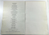 1980 Signed Large Menu CHRISTOPHER'S Restaurant Pittsburgh Pennsylvania