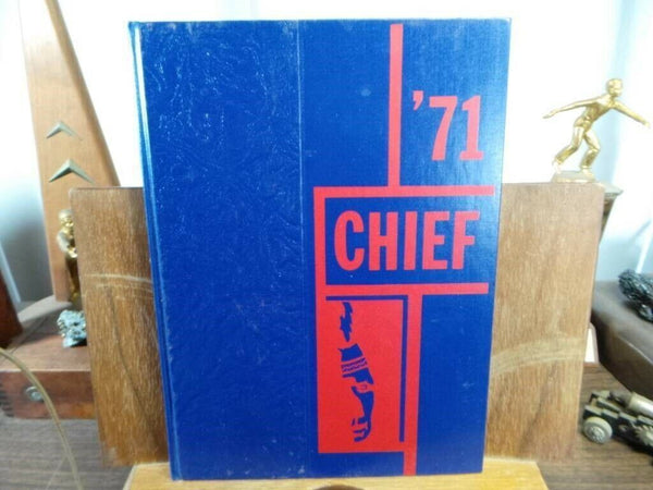 1971 WAUSEON HIGH SCHOOL Ohio Original YEARBOOK Annual The Chief
