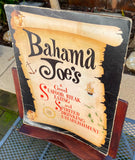 1980's BAHAMA JOE'S Restaurant & ANNE BONNIE'S TAVERN Menu Florida Locations