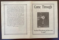 1917 Jean Hathaway Herbert Rawlinson COME THROUGH Rare Silent Film Movie Herald