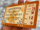 1949 Scarce Presidential Inauguration Ticket HARRY S. TRUMAN & VP Alben Barkley