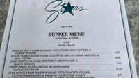 1990's Menu Lot STARS Restaurant San Francisco California Chef MARK FRANZ