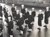 1946 Big Photograph 25th & 27th REGIMENTAL BAND U.S.N.T.C. Great Lakes Illinois