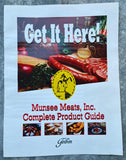 Vintage MUNSEE MEATS INC Complete Product Guide & Suppliers List Muncie Indiana