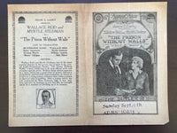 1917 Wallace Reid in THE PRISON WITHOUT WALLS Rare Silent Film Movie Herald