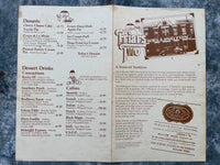 1980's FRIARS TWO Wellington Tavern Restaurant Menu London Ontario Canada