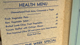1938 Rare Menu DUTCHLAND FARMS Restaurant Milford Connecticut Charles Johnson
