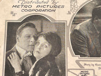 1919 HAROLD LOCKWOOD in SHADOWS of SUSPICION Rare Silent Film Movie Herald