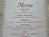 1895 Syndicat De L'Industrie Du Cuir Region Nord Banquet Menu Grand Hotel France