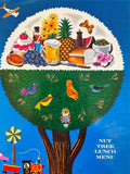 1965 Original Colorful Lunch Menu NUT TREE Restaurant Vacaville California