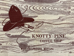 Vintage Fancy Embossed Placemat KNOTTY PINE COFFEE SHOP West Yellowstone Montana