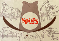 1970's Original Kids - Children's Menu SPIRES Restaurant Southern California