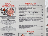 1979 THE PANCAKE SHOP Restaurant Menu O'Hare International Airport Chicago Ill.